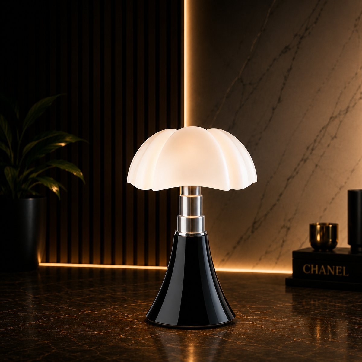 Aurélia — Lampe à poser dôme en métal vintage