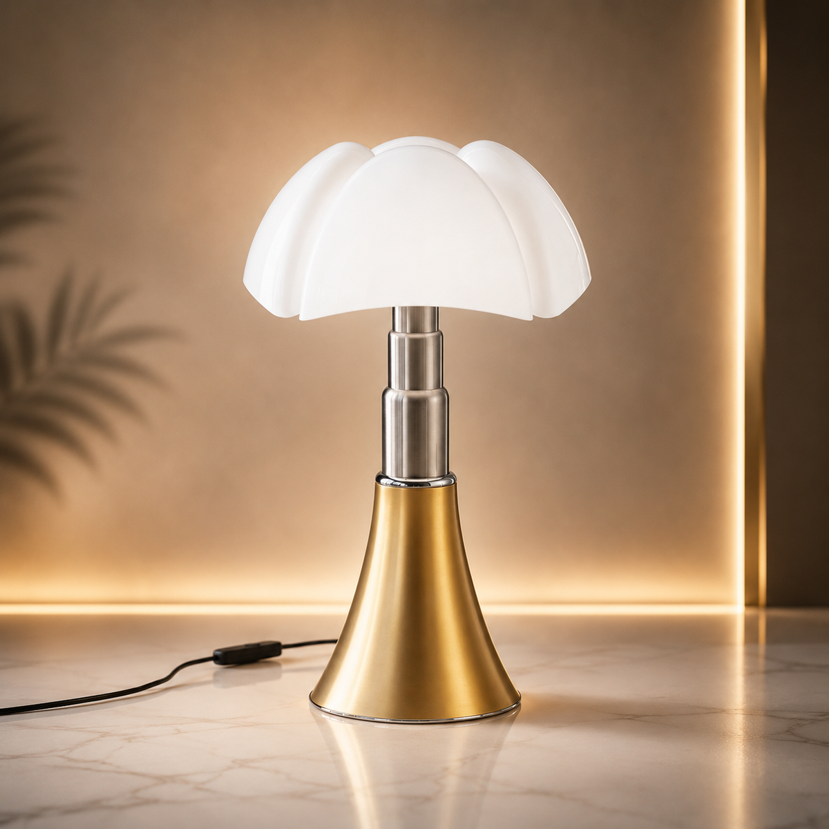 Aurélia — Lampe à poser dôme en métal vintage