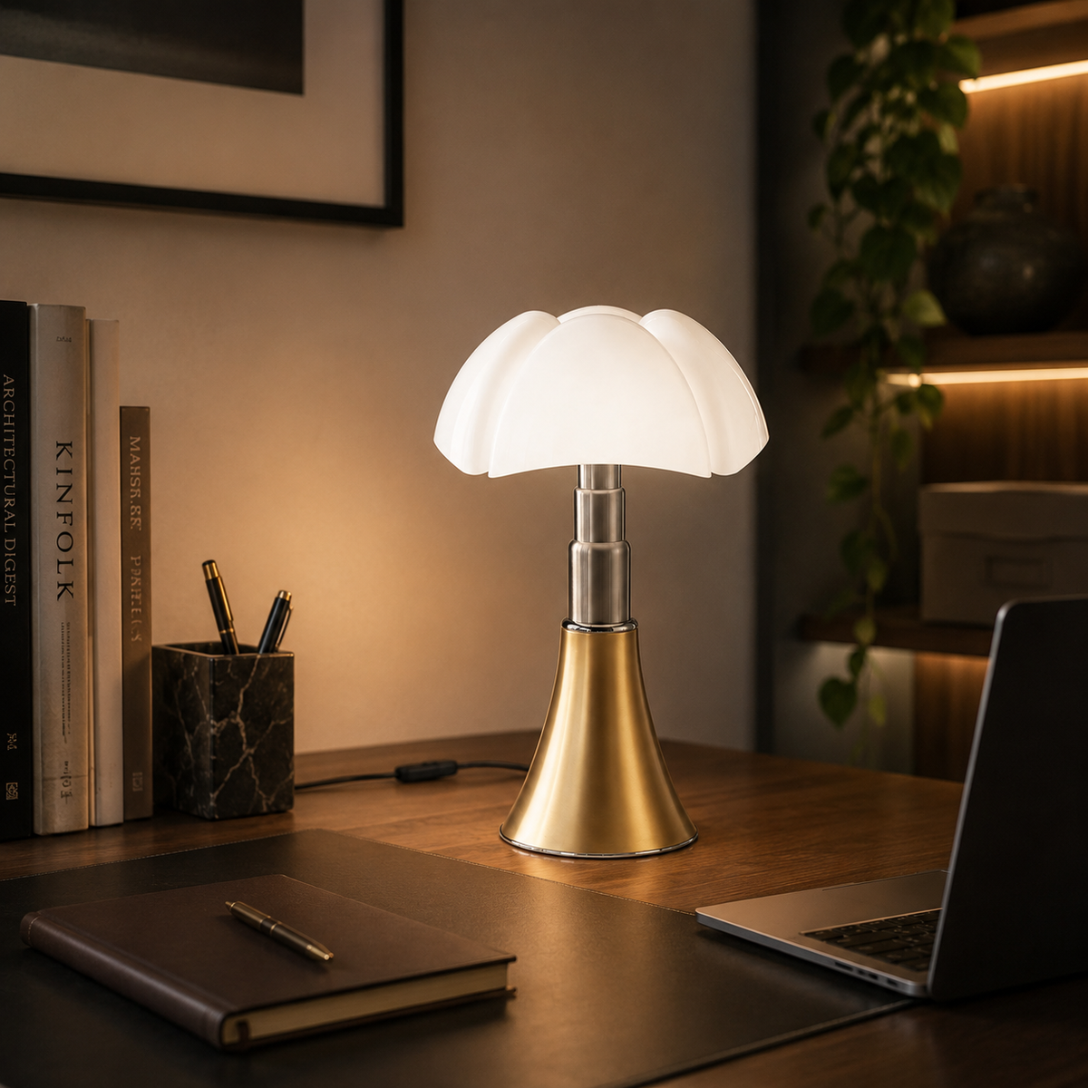 Aurélia — Lampe à poser dôme en métal vintage