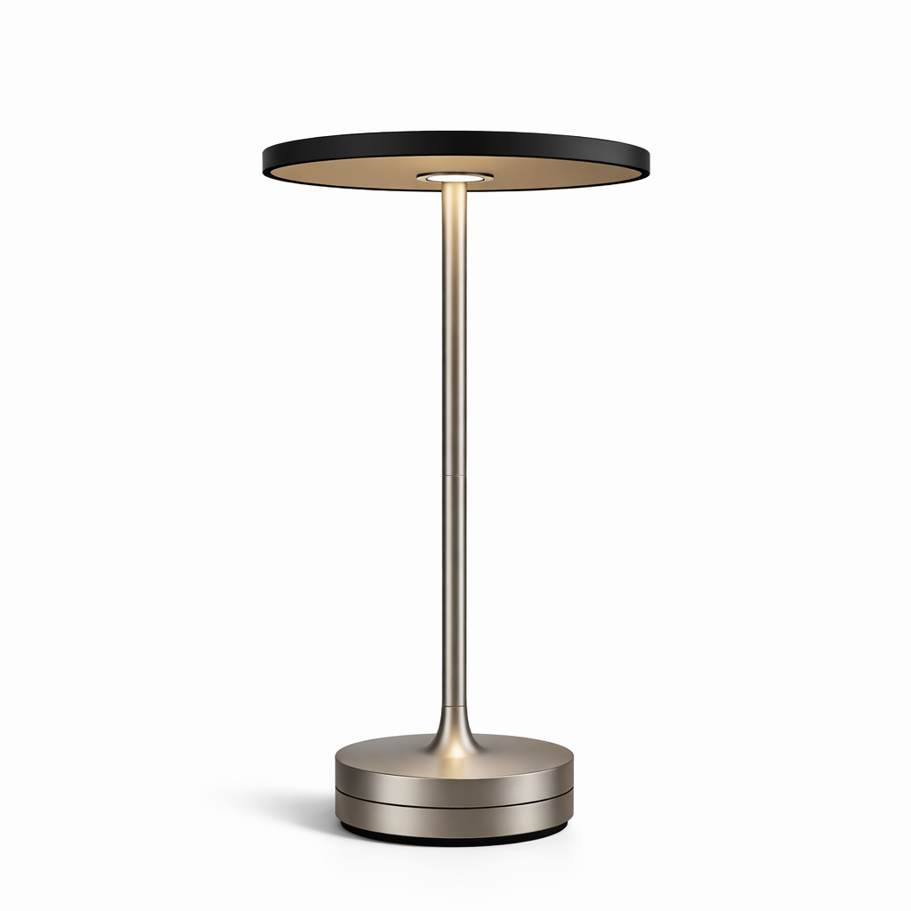 Aurina — Lampe de table halo LED rechargeable