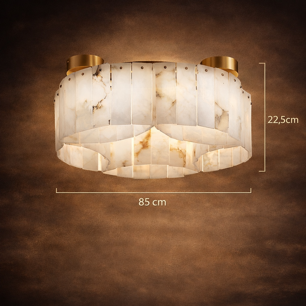 Palazzina — Lustre grand format en deux diamètres