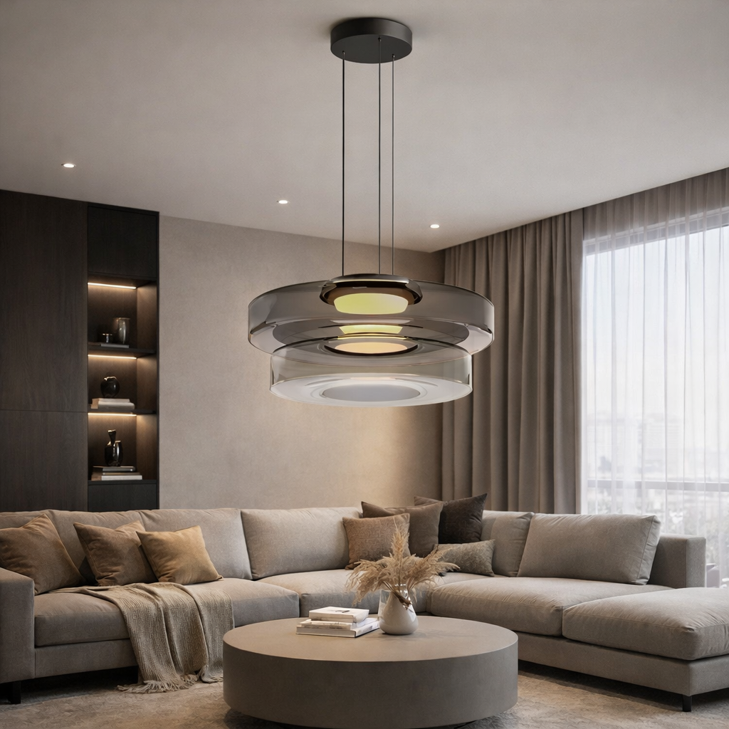 Ilaria — Suspension ambrée simple, double ou triple