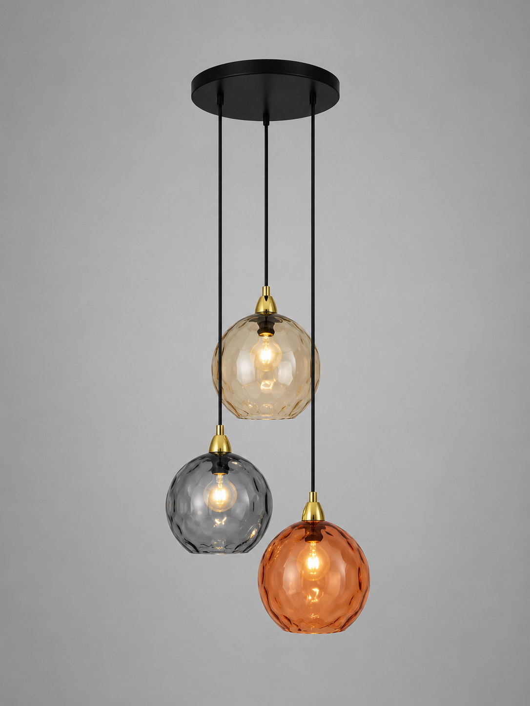 Celesta — Suspension en verre coloré