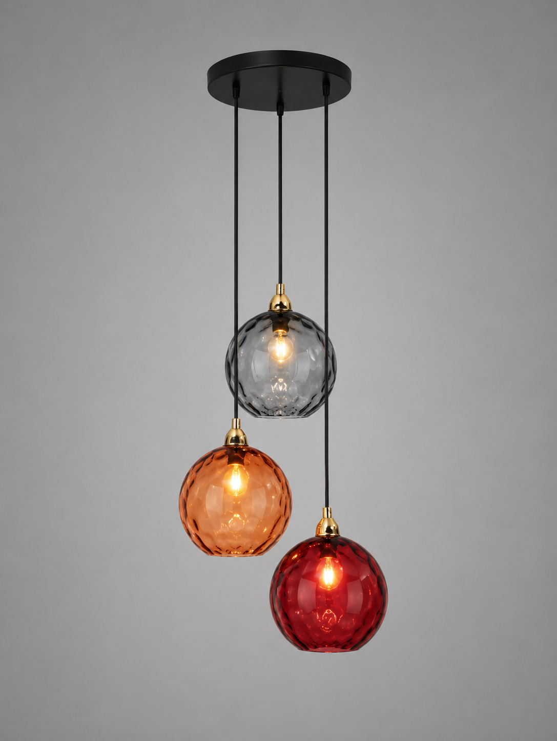 Celesta — Suspension en verre coloré