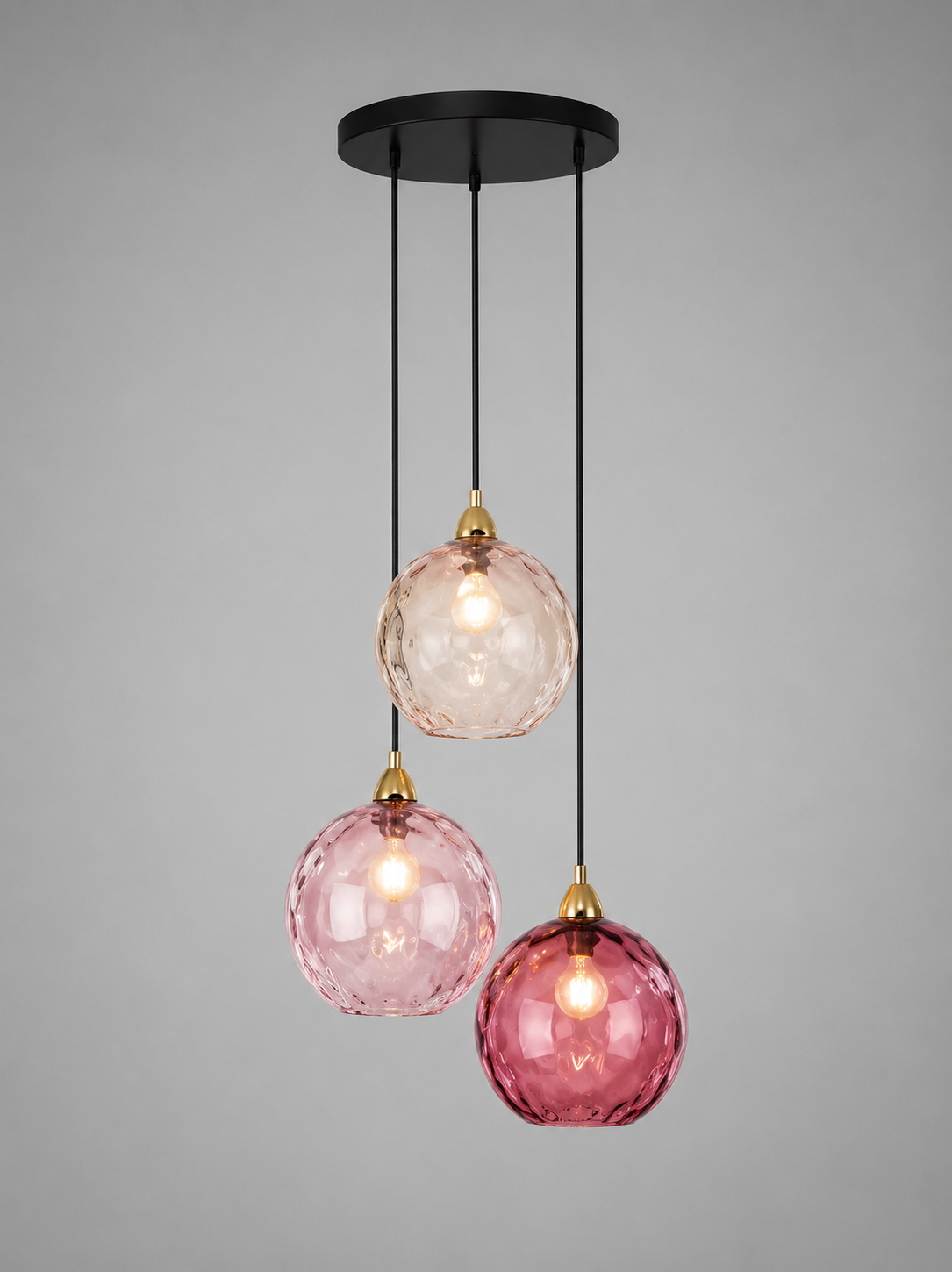 Celesta — Suspension en verre coloré