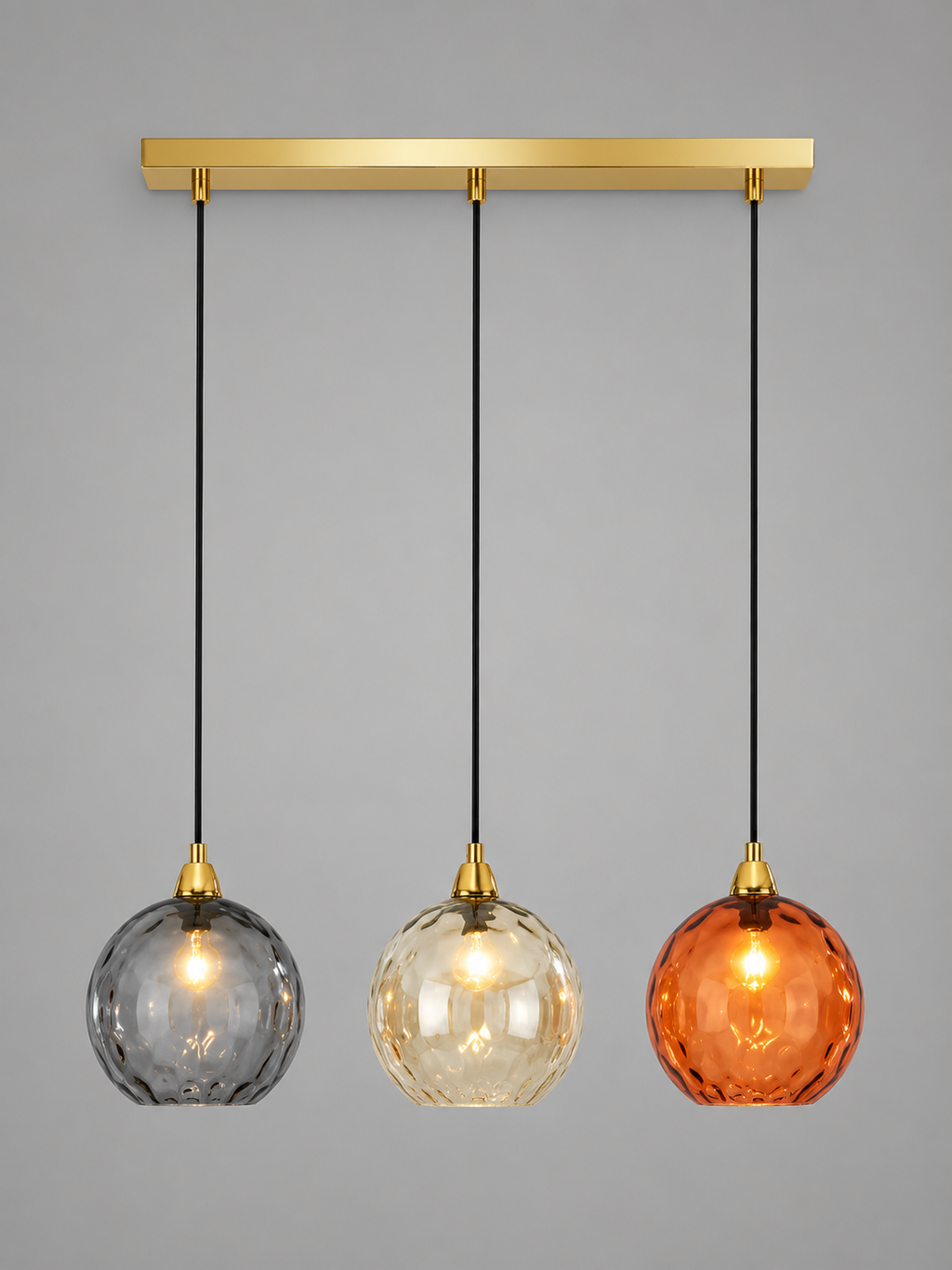 Celesta — Suspension en verre coloré