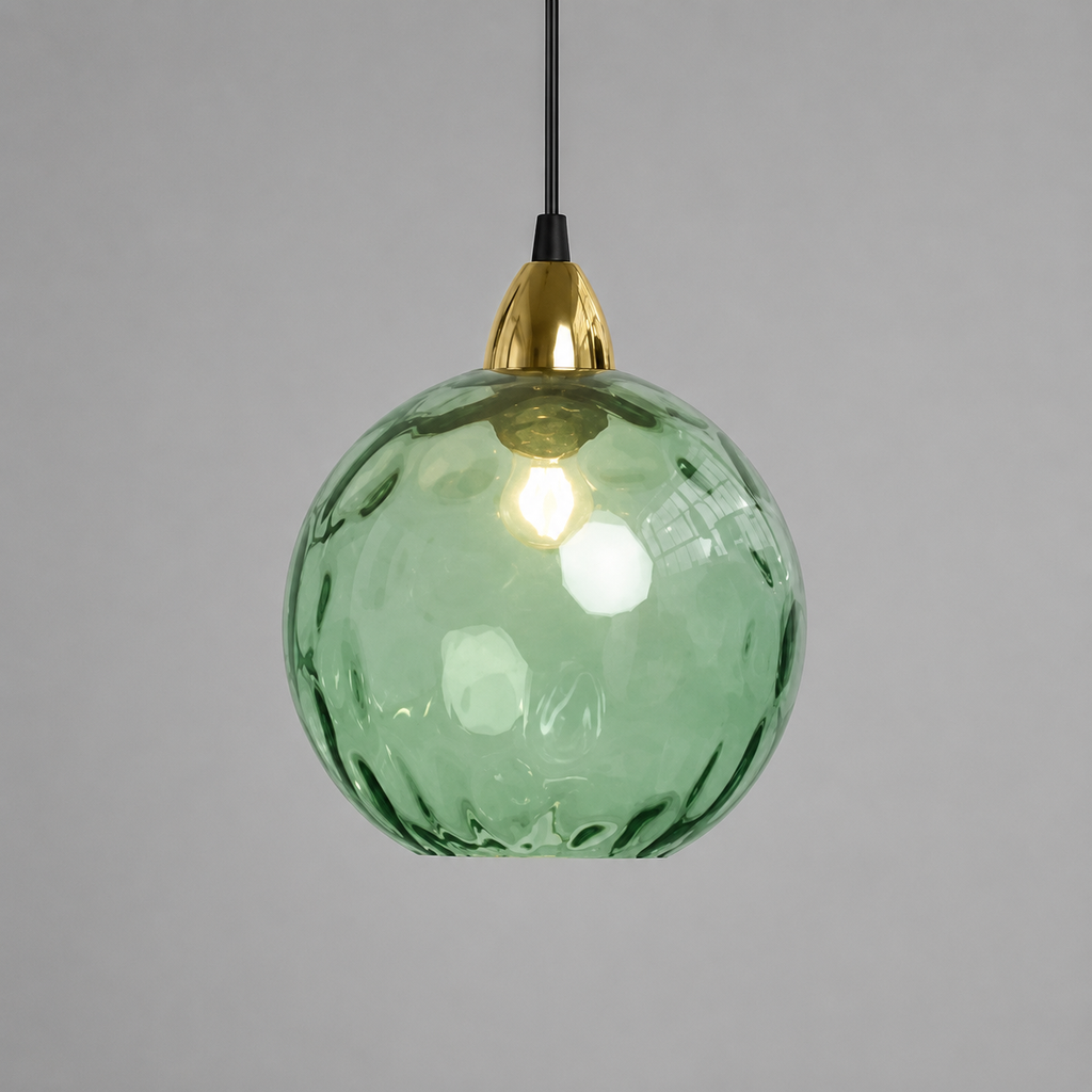 Celesta — Suspension en verre coloré