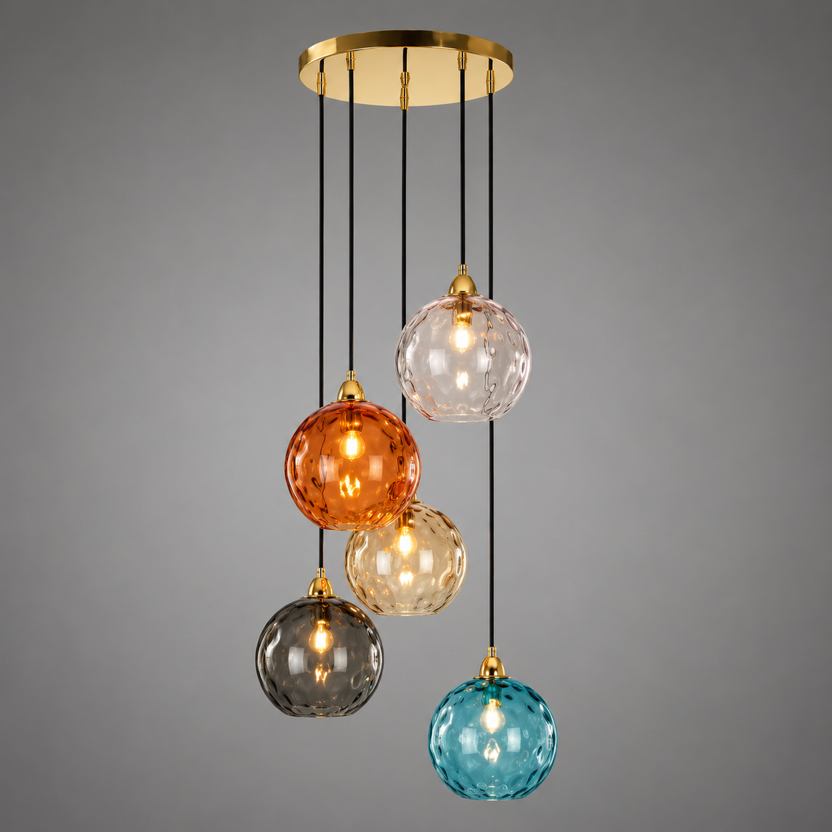 Celesta — Suspension en verre coloré
