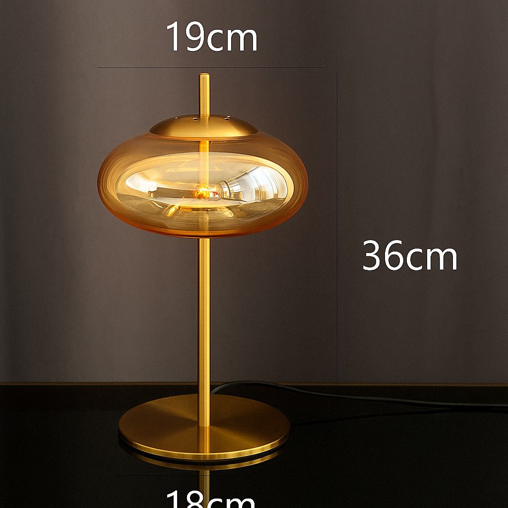 Chiara — Lampadaire en verre clair ou ambré