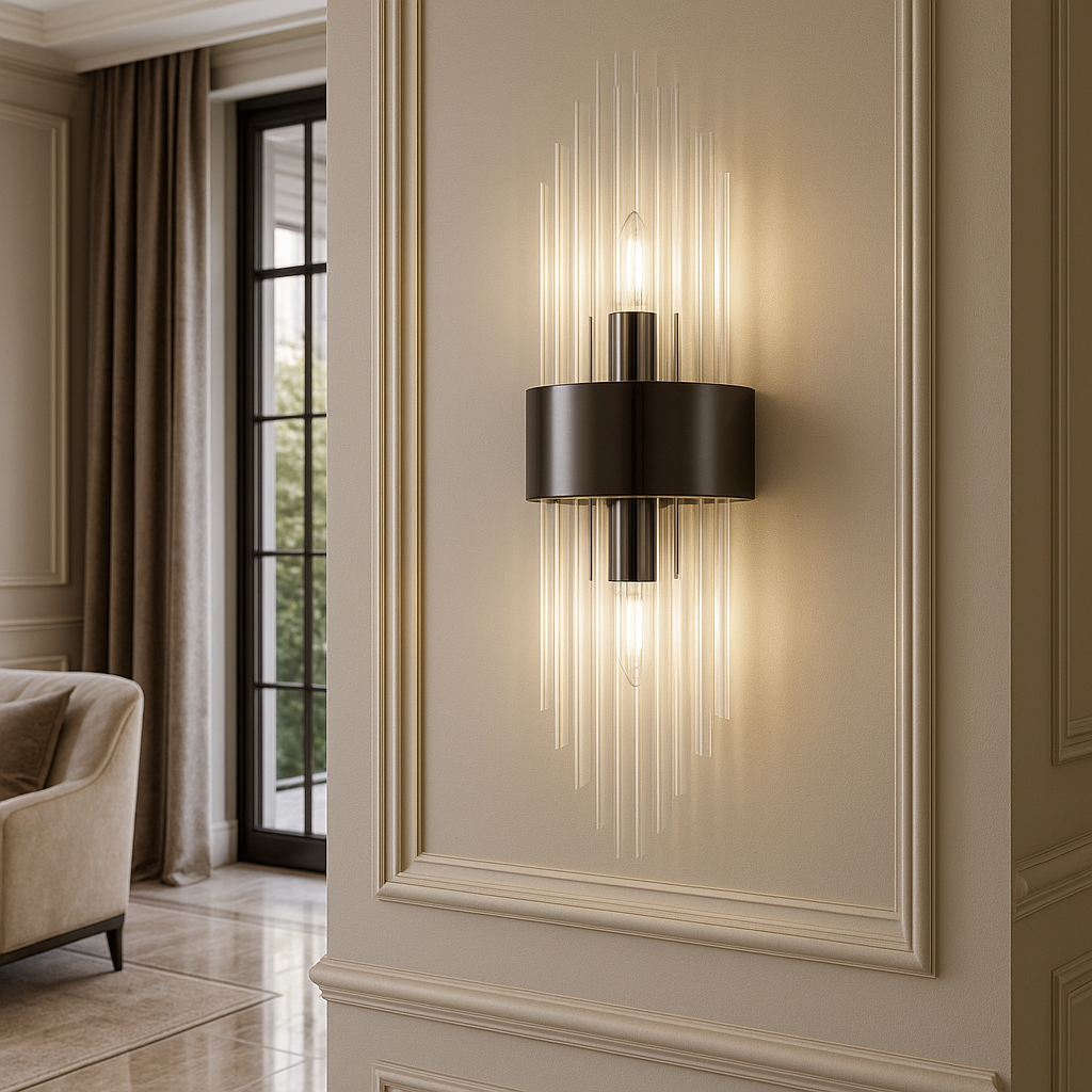 Cristalia — Applique murale LED effet cristal