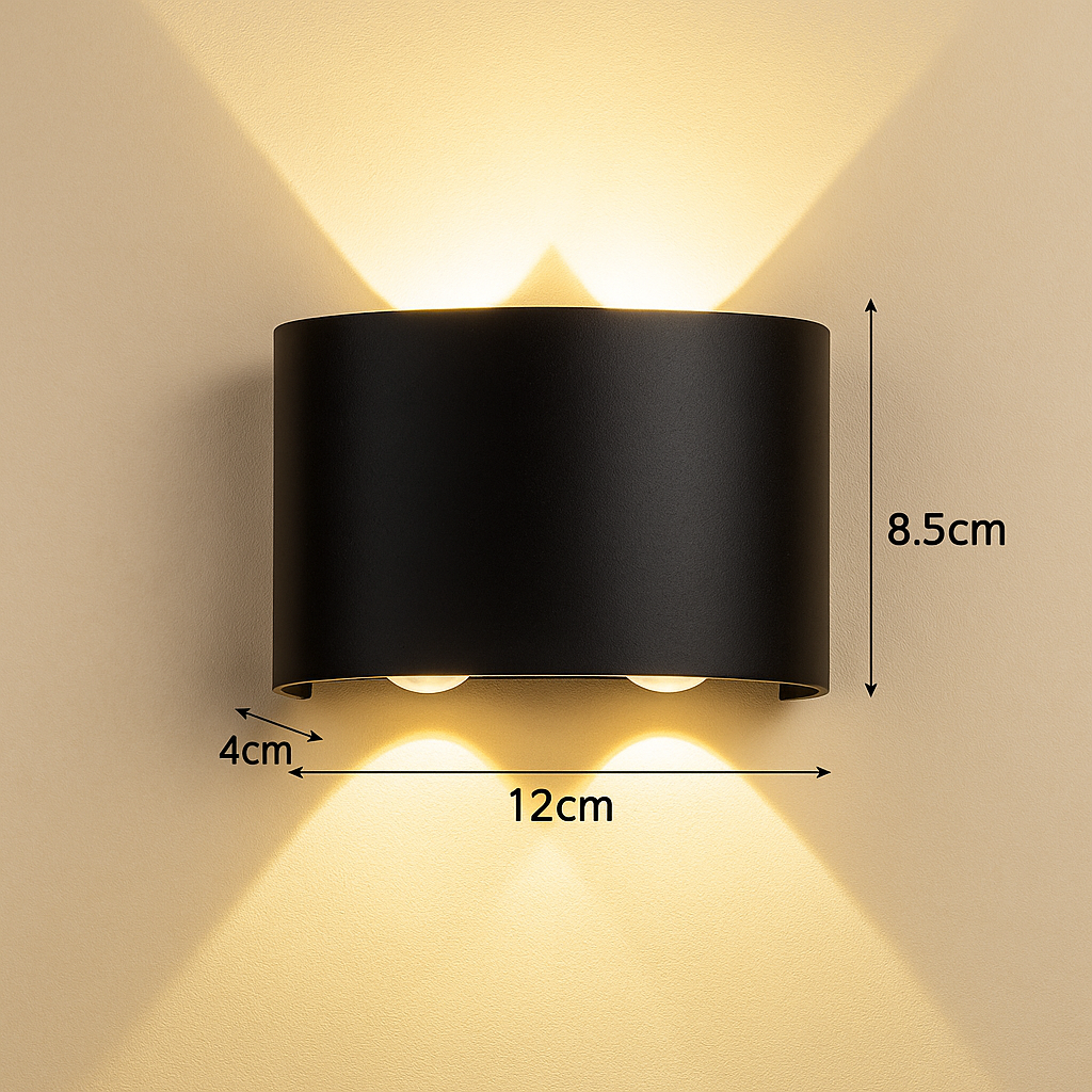 Iride — Applique extérieure LED double faisceau