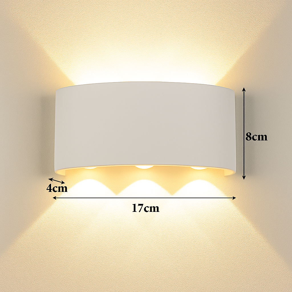 Iride — Applique extérieure LED double faisceau