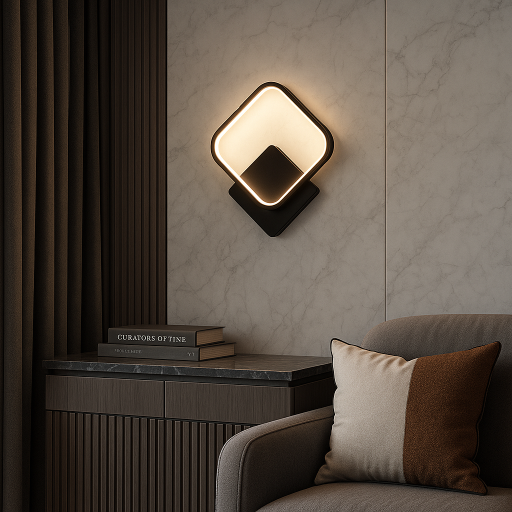 Quadrona — Applique murale LED à double faisceau