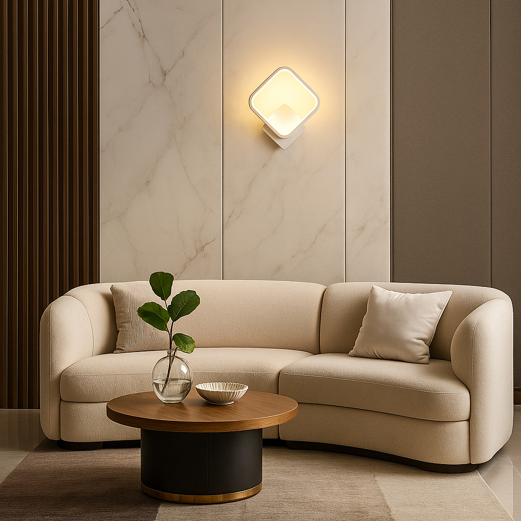 Quadrona — Applique murale LED à double faisceau