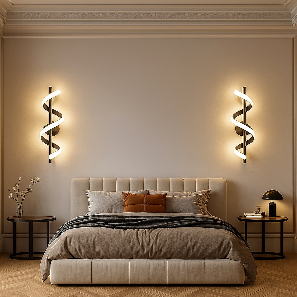 Altéa — Suspension LED tactile en métal et silicone