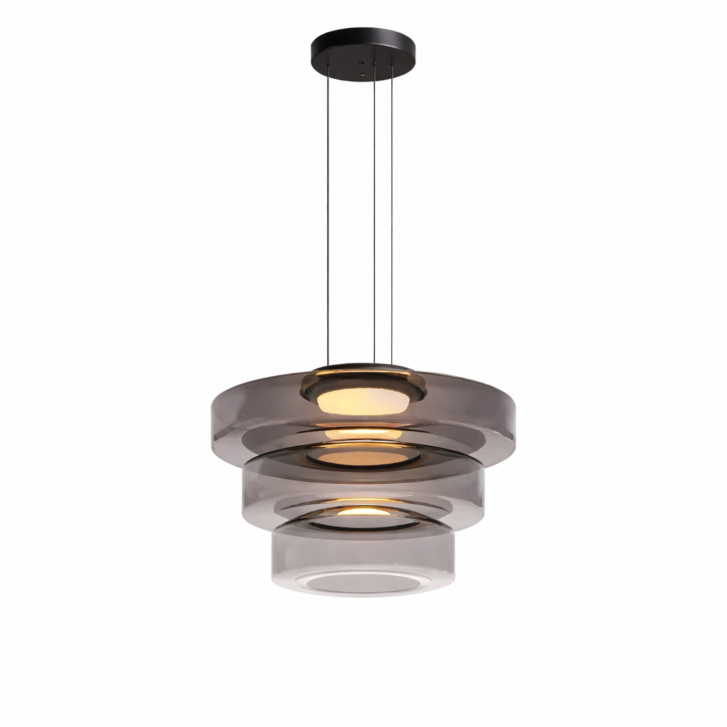 Ilaria — Suspension ambrée simple, double ou triple