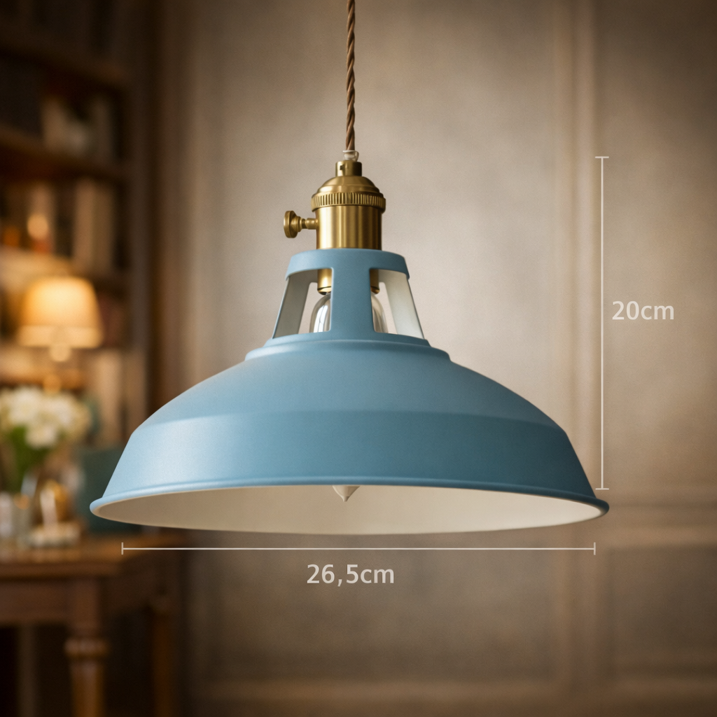 Mirella — Suspension colorée en cinq teintes