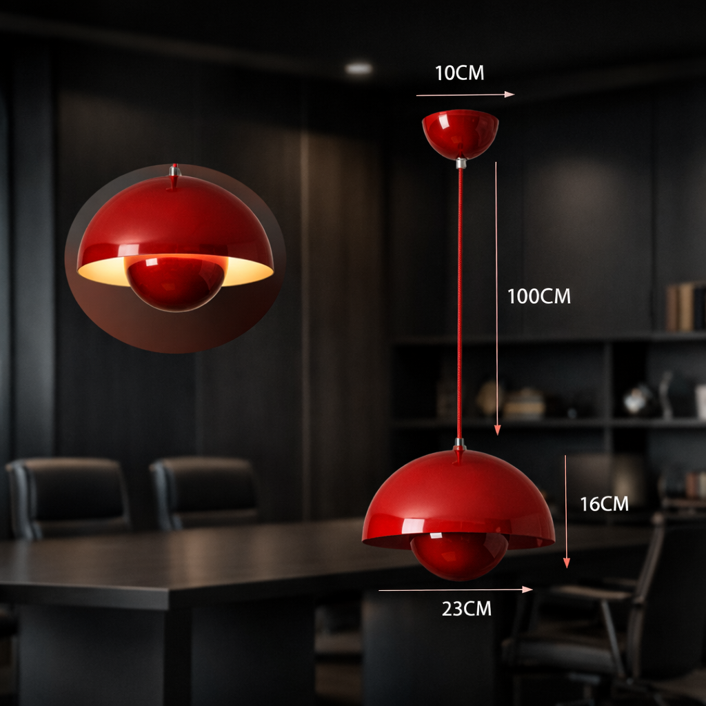 Cosma — Suspension en métal coloré, neuf teintes