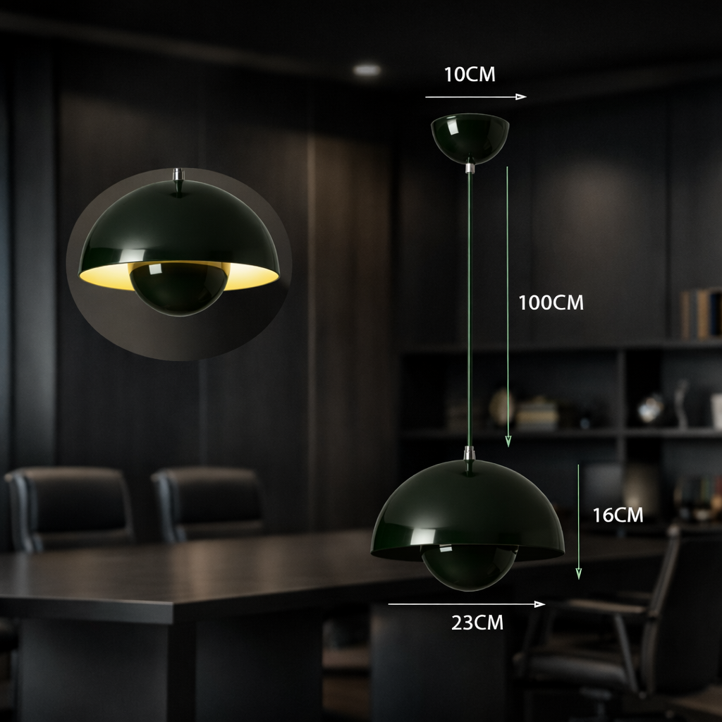 Cosma — Suspension en métal coloré, neuf teintes