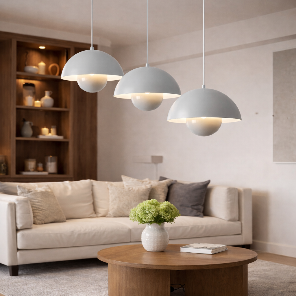 Cosma — Suspension en métal coloré, neuf teintes