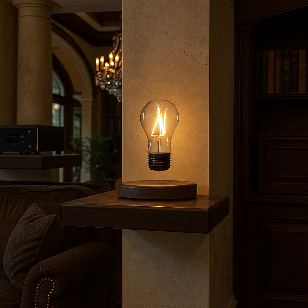 Levara — Lampe à poser à ampoule en lévitation