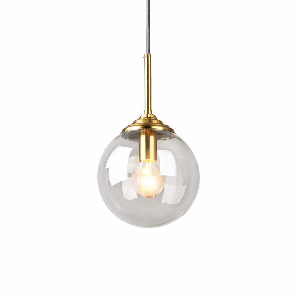 Ambria — Suspension orbe en verre teinté
