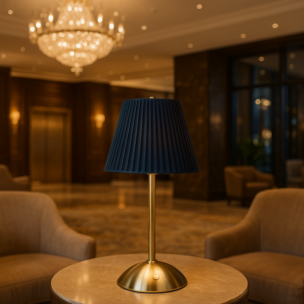 Dorella — Lampe nomade plissée rechargeable