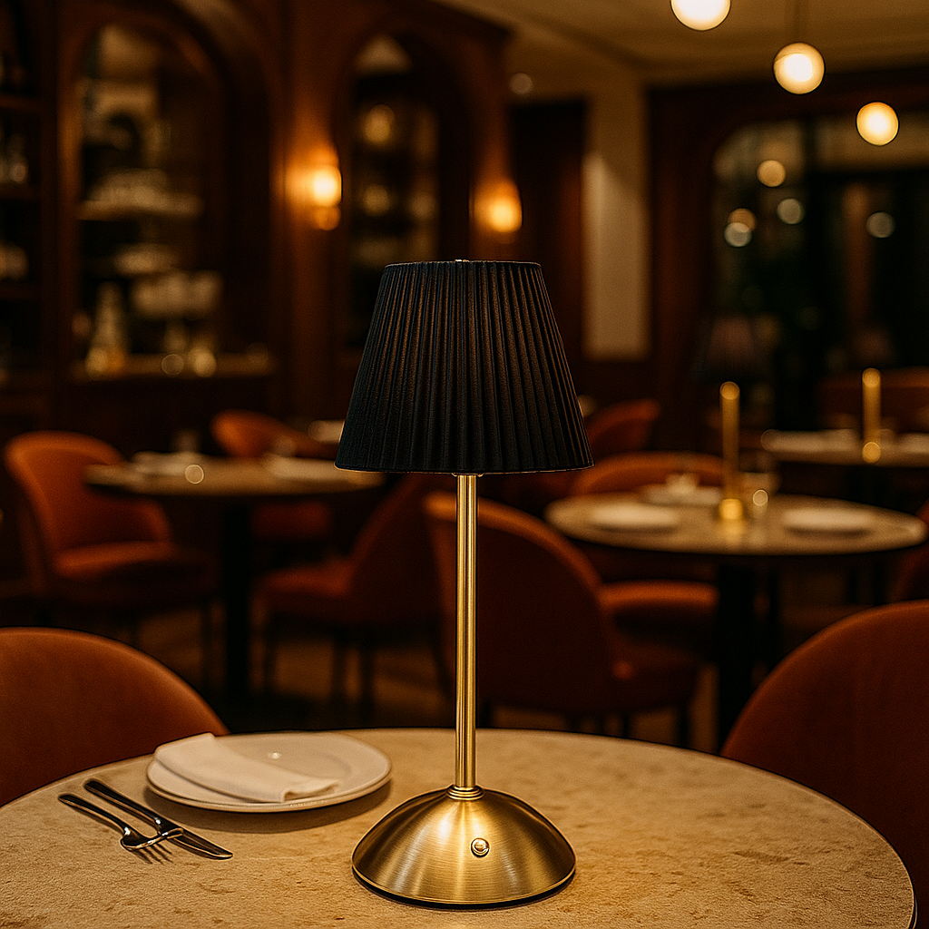 Dorella — Lampe nomade plissée rechargeable