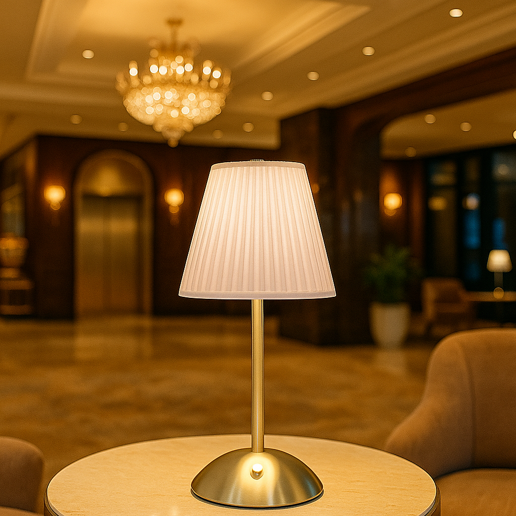 Dorella — Lampe nomade plissée rechargeable