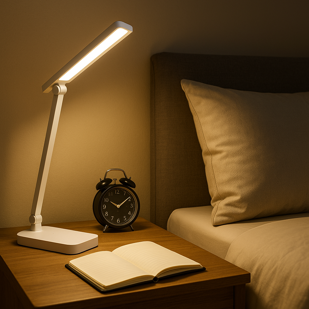 Lumina — Lampe de bureau pliable LED réglable
