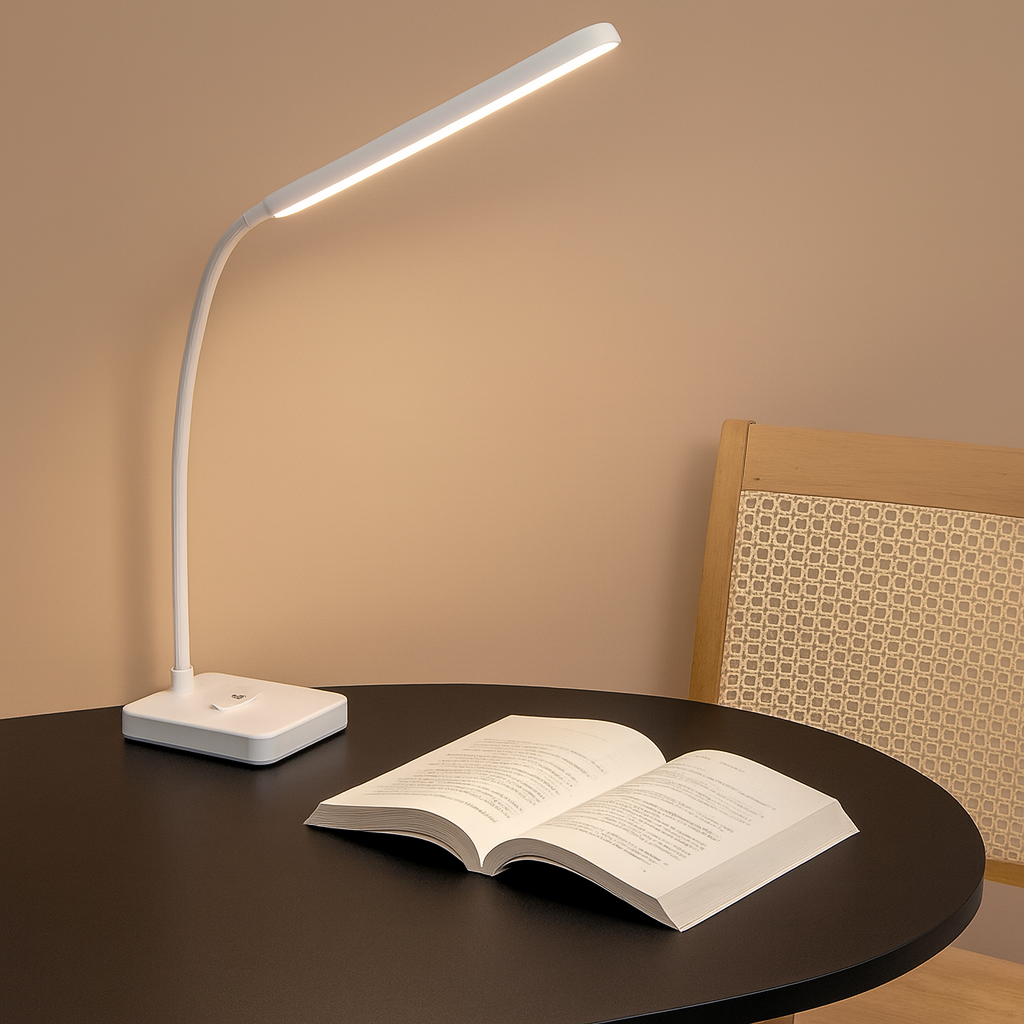 Studia — Lampe de bureau pliable à col flexible