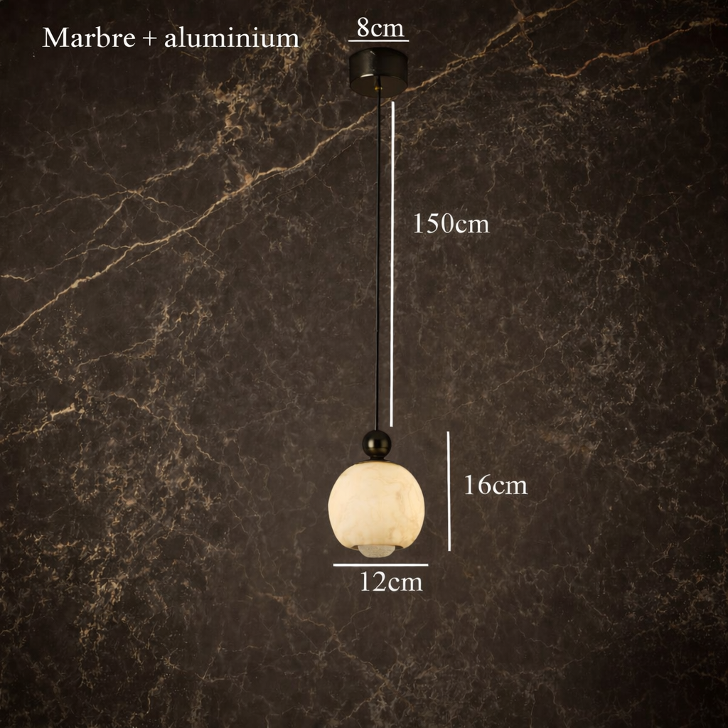 Salvina — Suspension en marbre deux versions