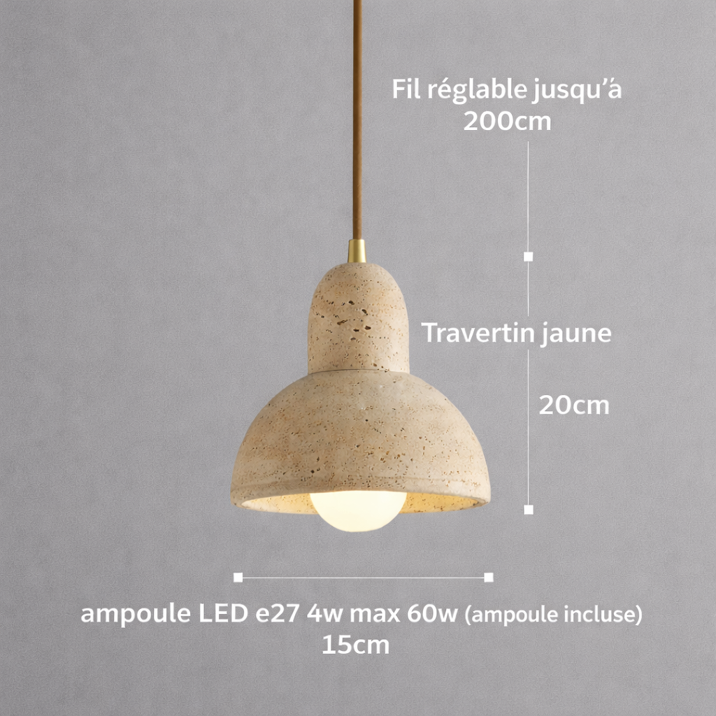 Rocella — Suspension goutte de pierre