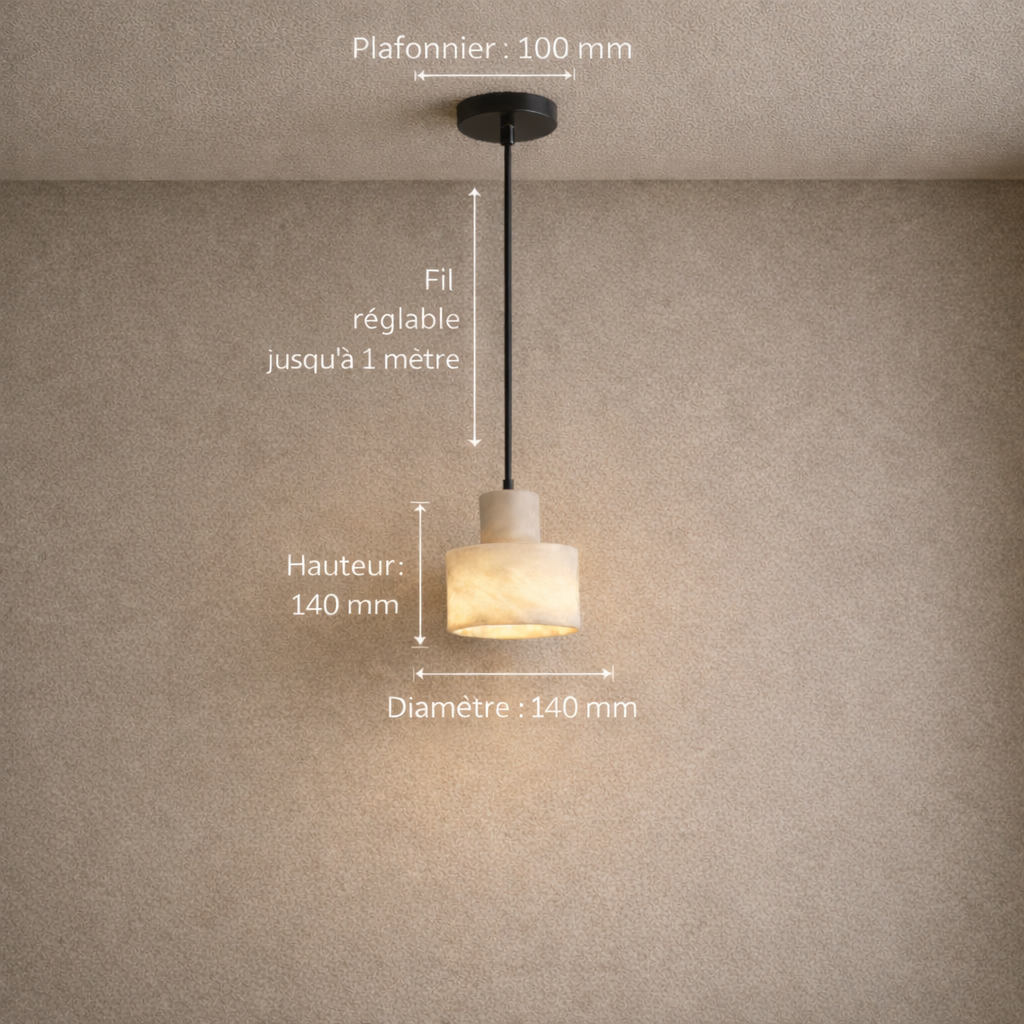Alvenia — Suspension sculpturale épurée