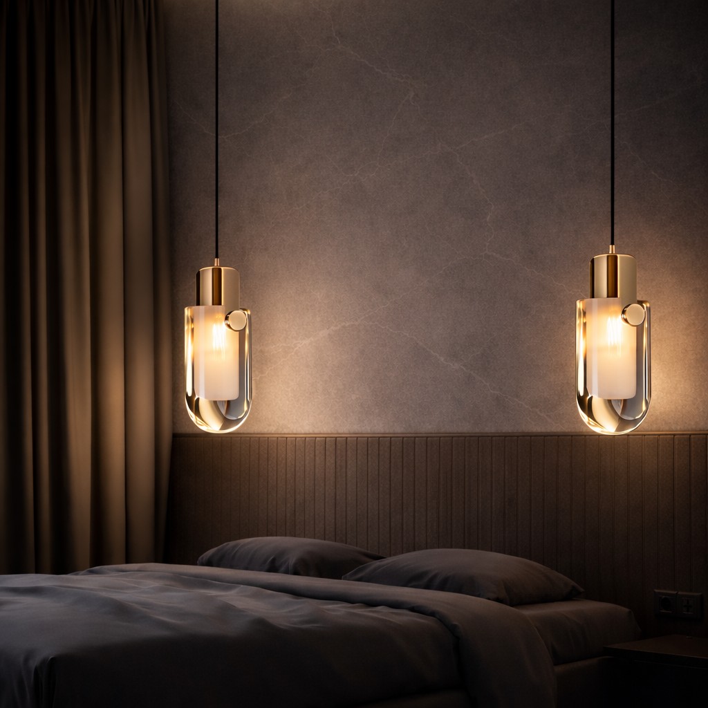 Aveline — Suspension capsule en cristal