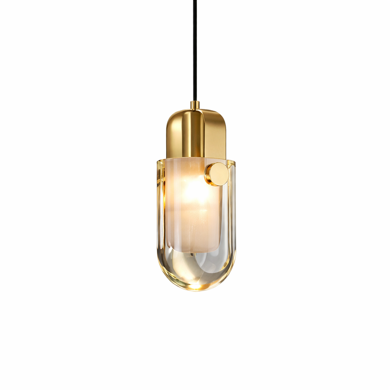 Aveline — Suspension capsule en cristal