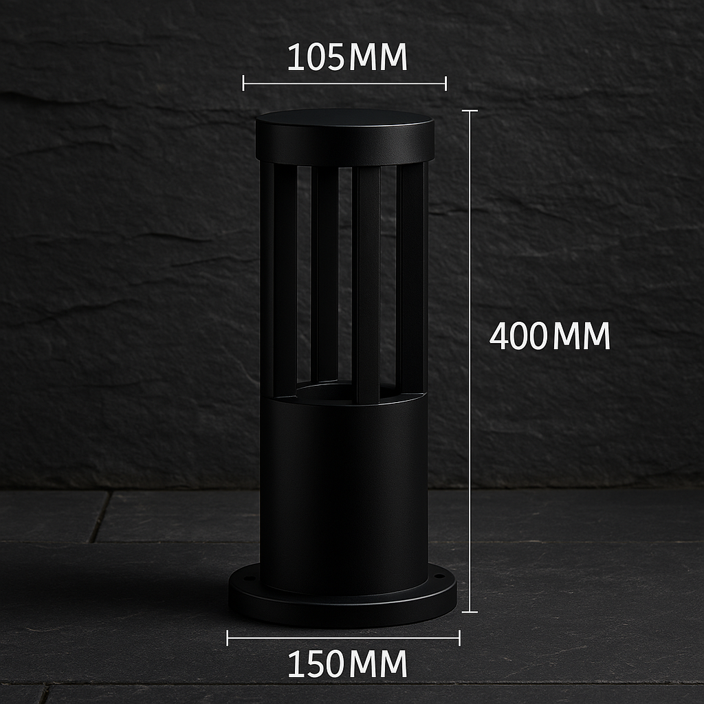 Sestria — Borne extérieure cubique à LED