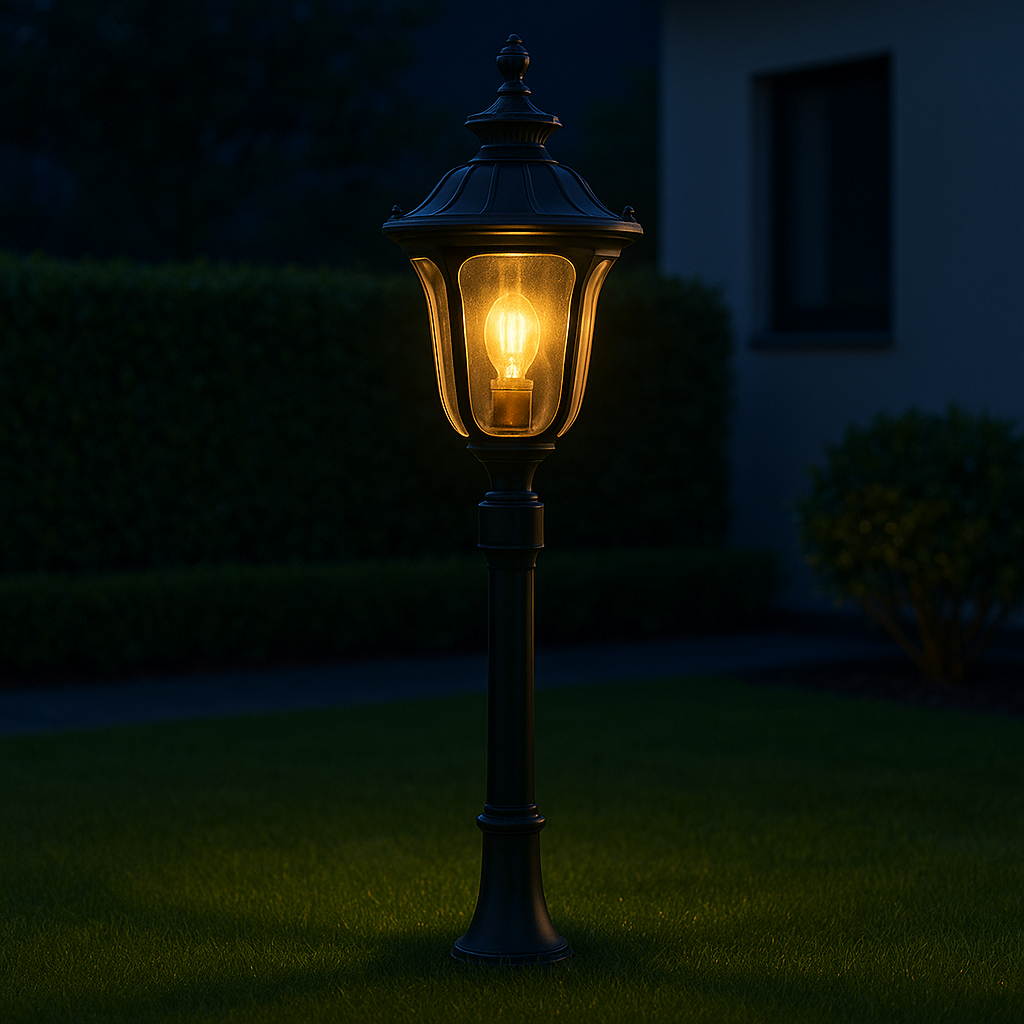 Verdina — Borne de jardin vintage en aluminium