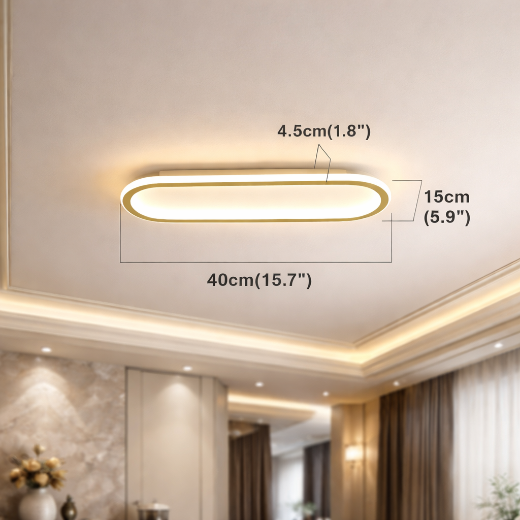 Orana — Plafonnier anneau à contour lumineux
