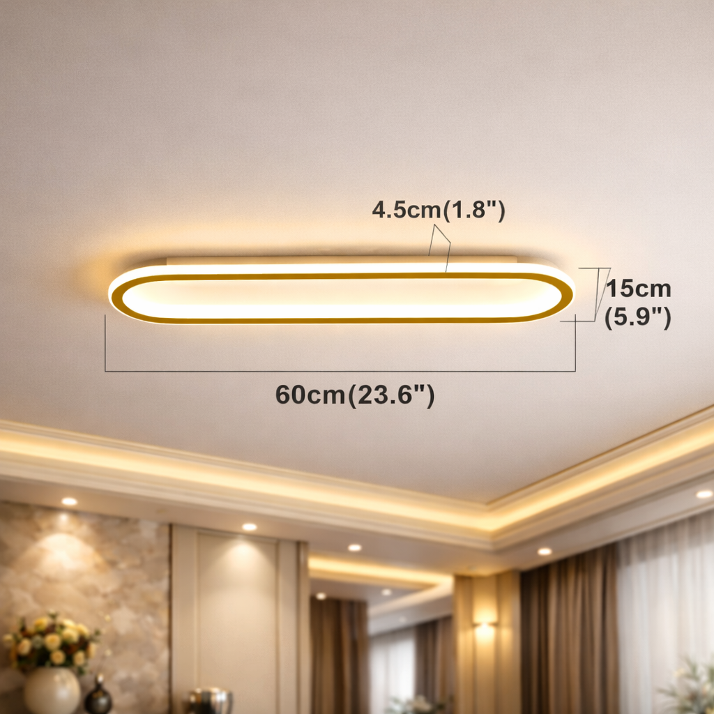 Orana — Plafonnier anneau à contour lumineux