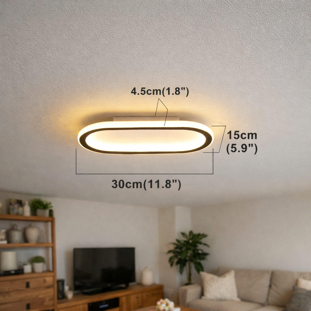 Orana — Plafonnier anneau à contour lumineux