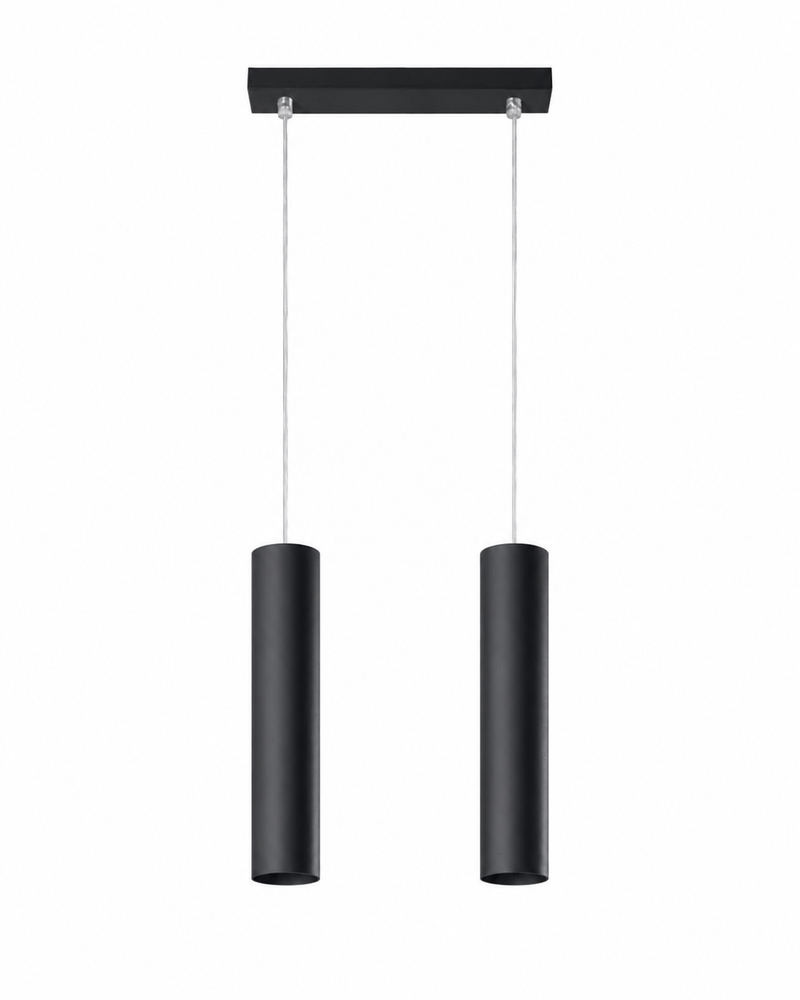Dorina — Suspension cylindrique noire épurée