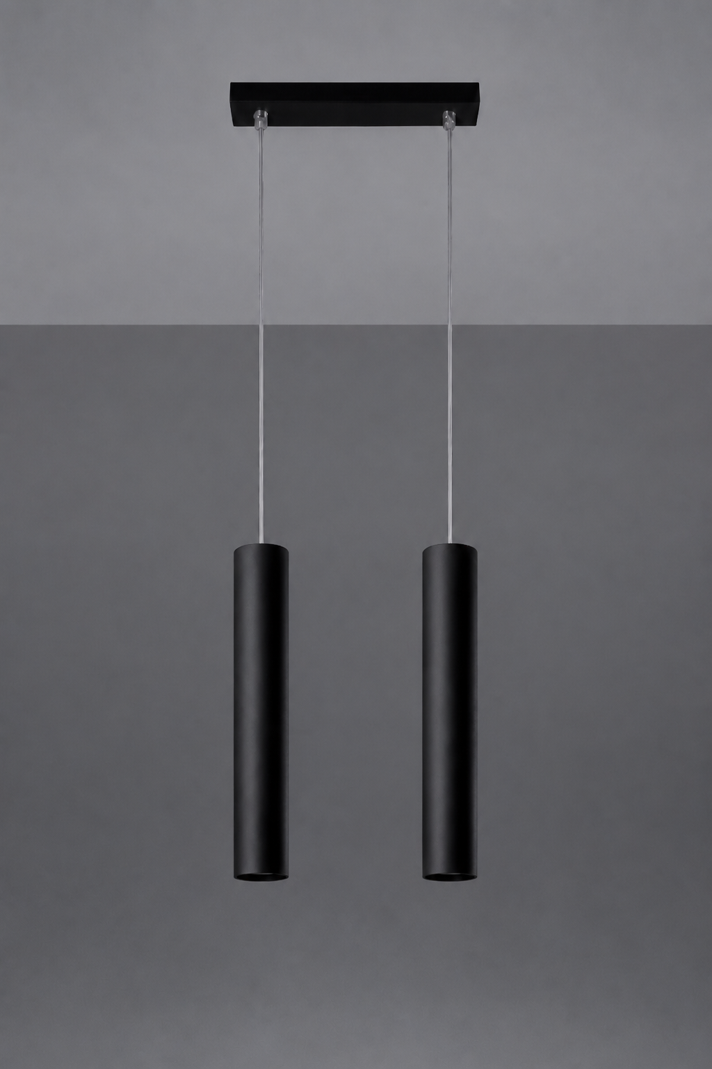 Dorina — Suspension cylindrique noire épurée