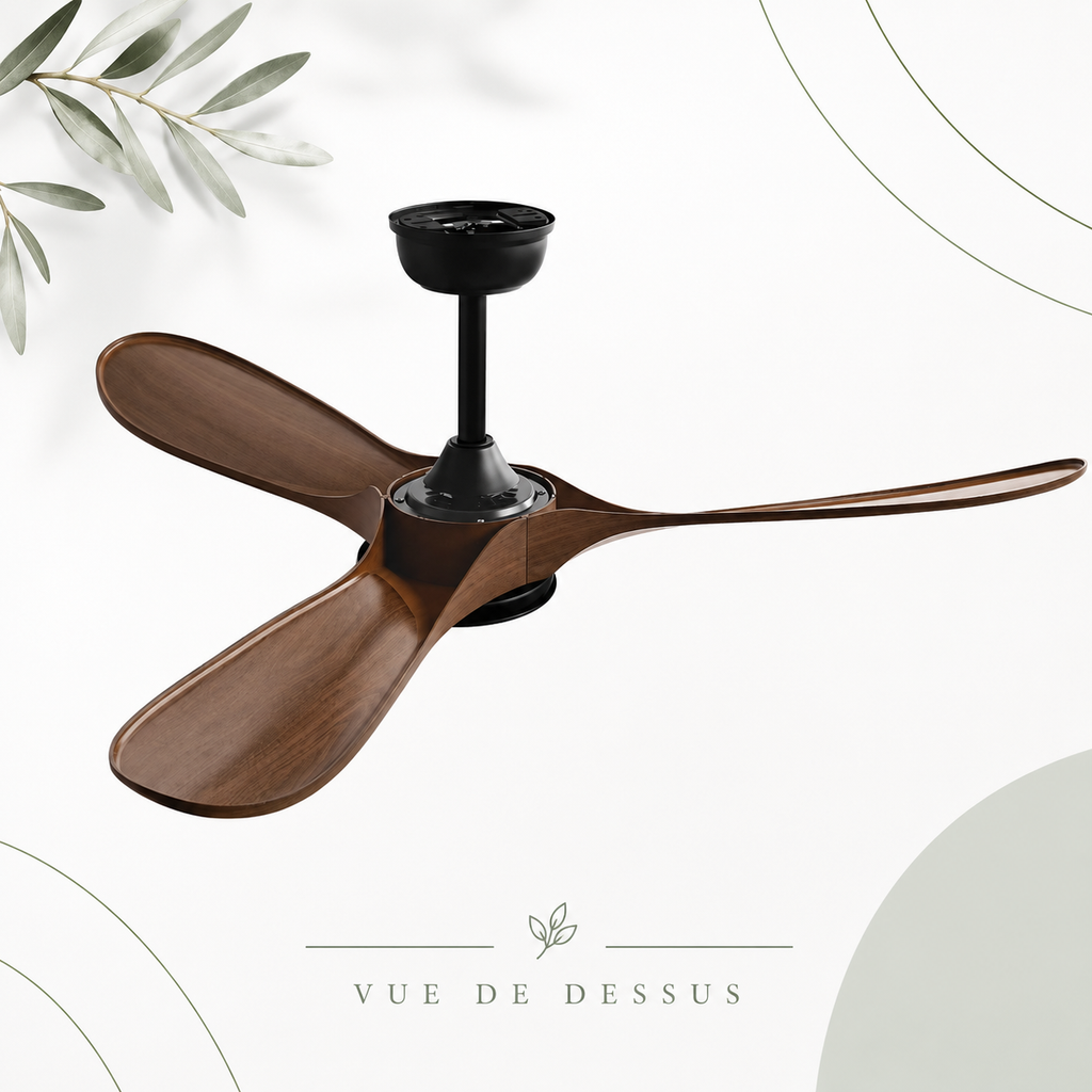 Vindra — Ventilateur de plafond moteur DC et LED