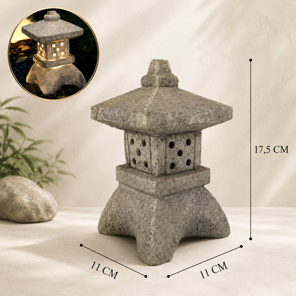 Serena — Lanterne de jardin solaire LED