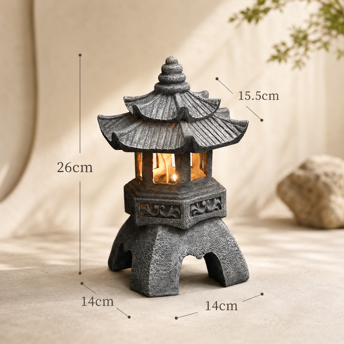 Serena — Lanterne de jardin solaire LED