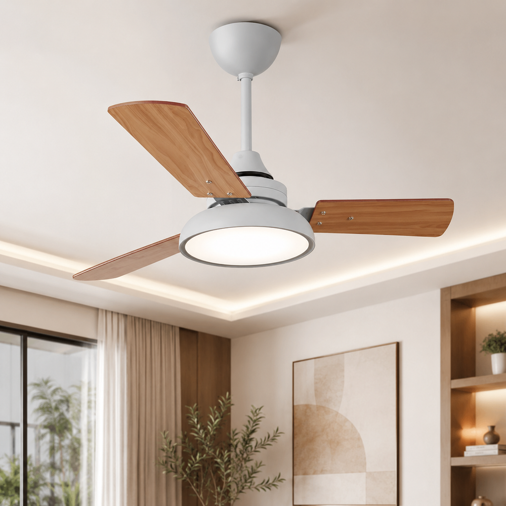 Boreale — Ventilateur de plafond avec lampe nordique