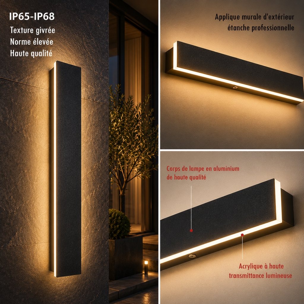 Verana — Applique murale extérieure LED IP65