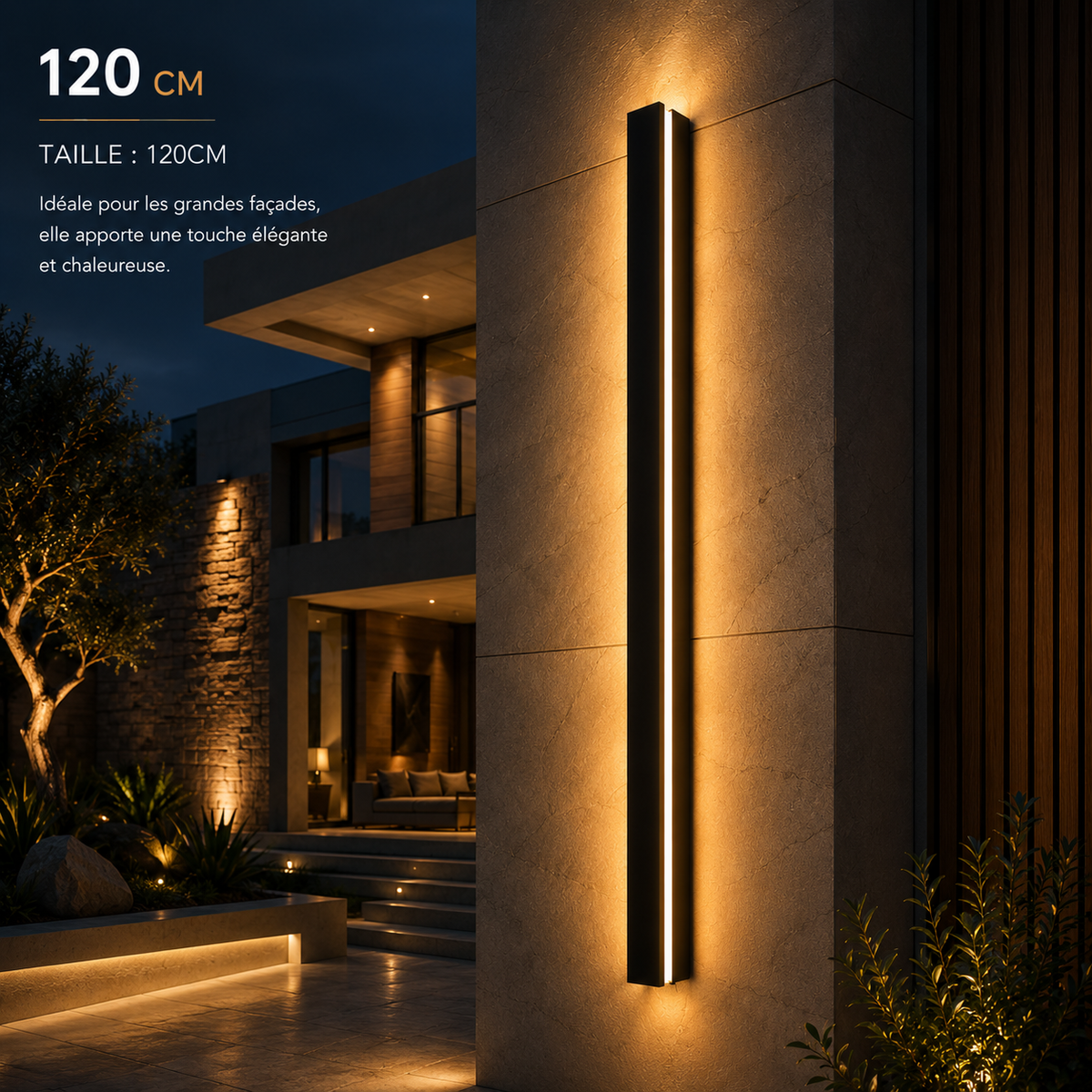 Verana — Applique murale extérieure LED IP65
