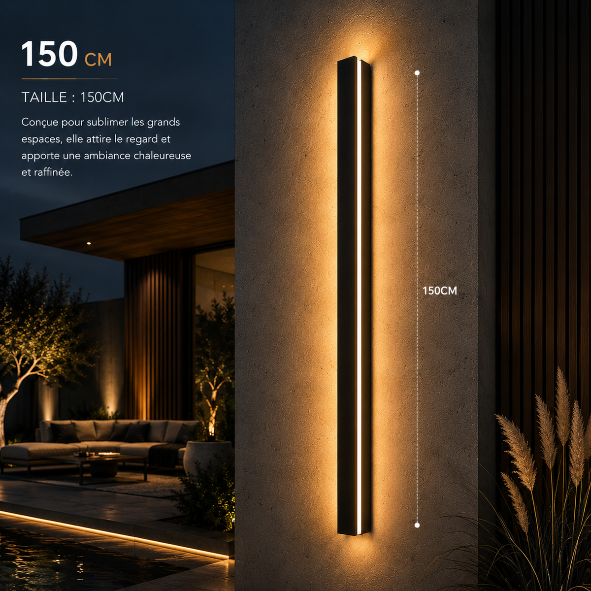 Verana — Applique murale extérieure LED IP65